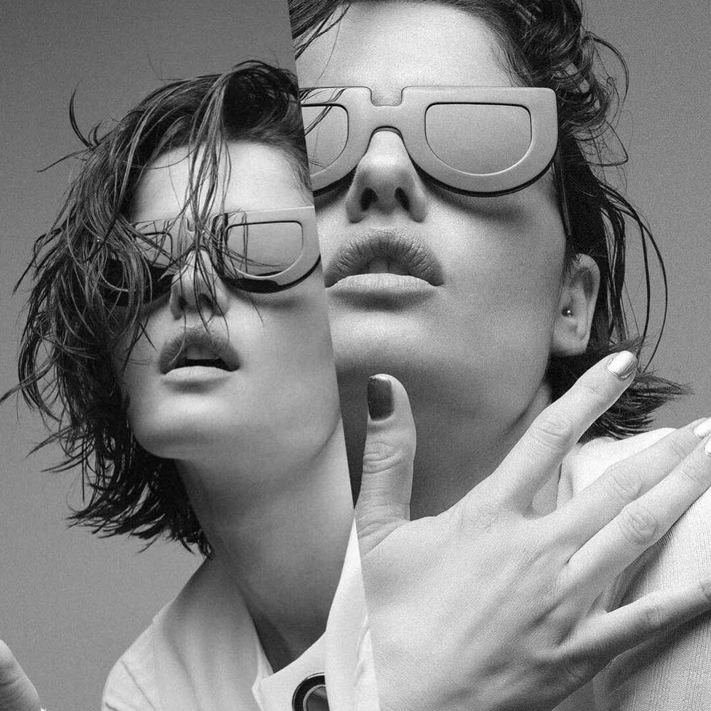Irregular vintage sunglasses