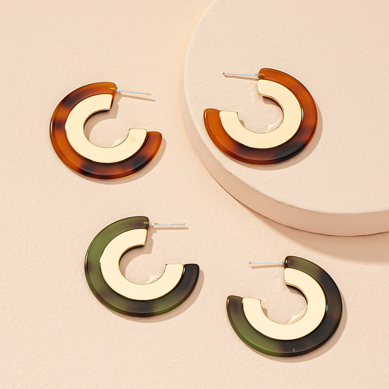 Retro Fashion Geometric Earrings Women