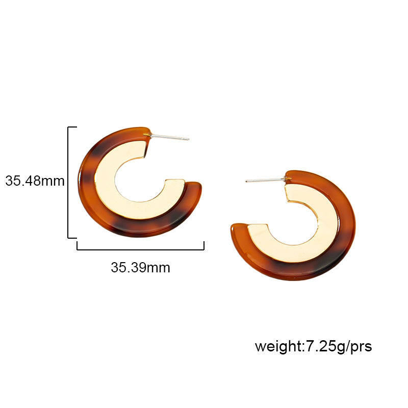 Retro Fashion Geometric Earrings Women