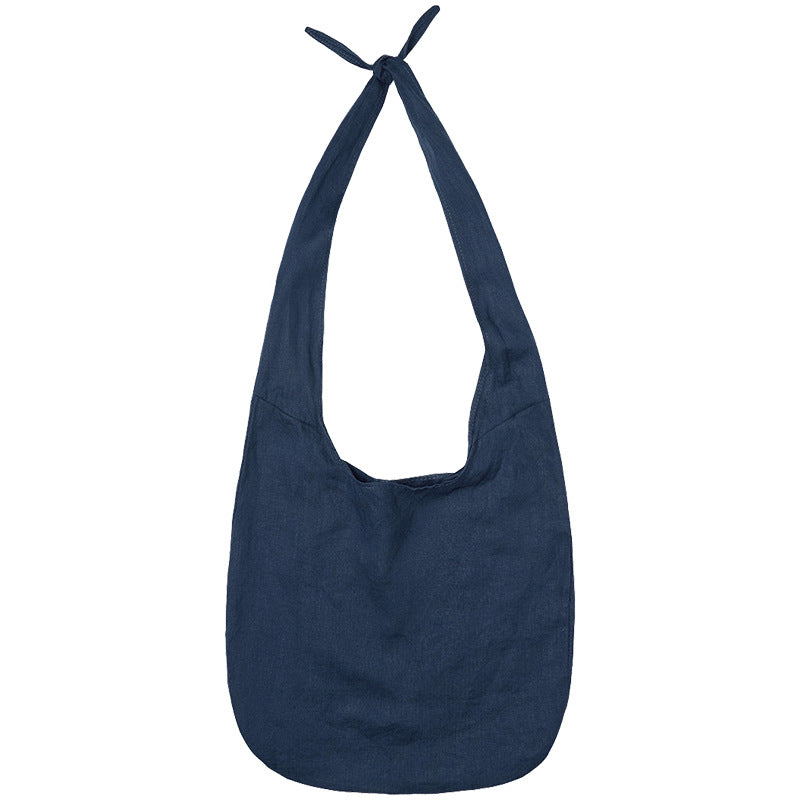 Linen Sail Large Capacity Underarm Bag